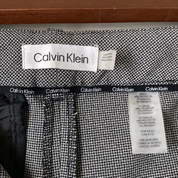 Calvin Klein Suit Pant Charcoal Size 4 - Picture 3 of 5